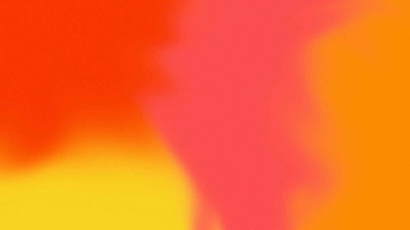 Degradê suave de vermelho vivo para laranja e amarelo